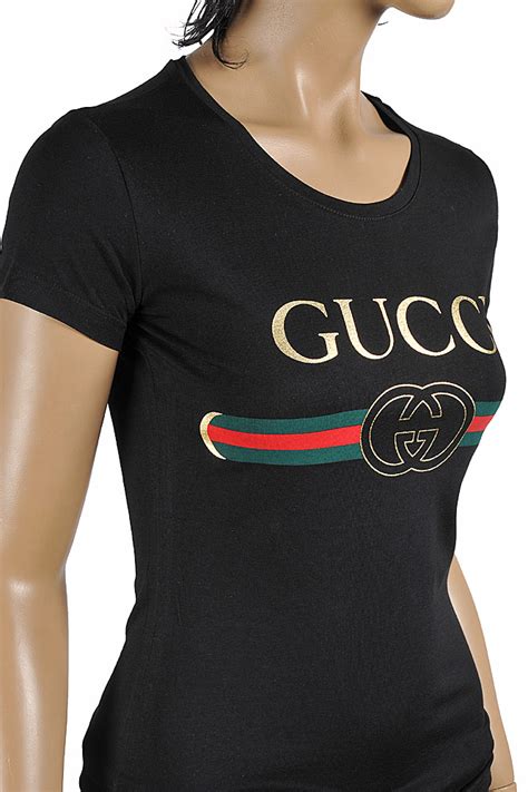 ladies gucci tshirts|designer gucci t shirts.